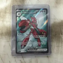 Scizor ex 195/162 SV05: Temporal Forces Pokemon TCG Holo Card ( Pack Fresh ) - Image 1