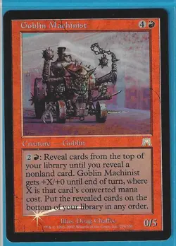 Magic MTG - Onslaught "Goblin Machinist" FOIL X1 - Image 1