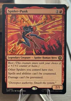 Spider-Punk (Foil) - 0092 - Marvel's Spider-Man MTG - NM/M - English - Image 1