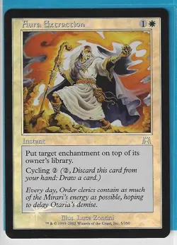 Magic MTG - Onslaught "Aura Extraction" FOIL X1 - Image 1