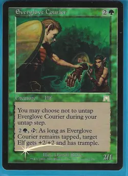 Magic MTG - Onslaught "Everglove Courier" FOIL X1 - Image 1