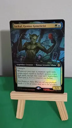 2025 Magic The Gathering MTG R 0272 Jackal Genius Geneticist Foil - Image 1