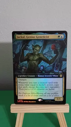 2025 Magic The Gathering MTG R 0272 Jackal Genius Geneticist Foil - Image 3