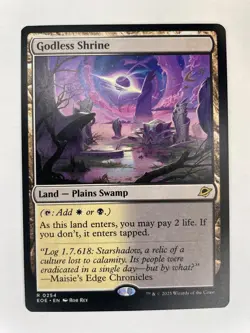 Godless Shrine - Edge of Eternities - MTG - Near Mint Shock Land - Image 1