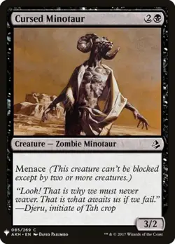 Cursed Minotaur - Near Mint MTG Mystery Booster - Image 1