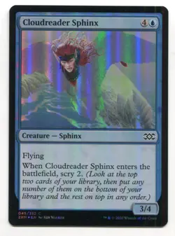 Magic The Gathering MTG Double Masters Foil Card #45 Cloudreader Sphinx - Image 1
