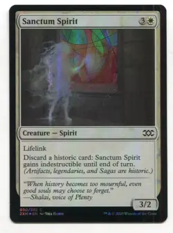 Magic The Gathering MTG Double Masters Foil Card #30 Sanctum Spirit - Image 1