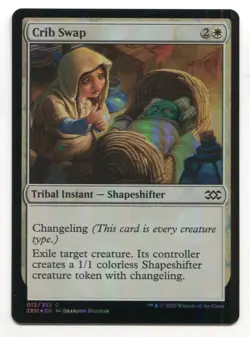 Magic The Gathering MTG Double Masters Foil Card #12 Crib Swap - Image 1