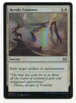 Magic The Gathering MTG Double Masters Foil Card #28 Revoke Existence - Image 1