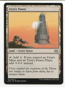 Magic The Gathering MTG Double Masters Card #331 Urza's Tower - Image 1