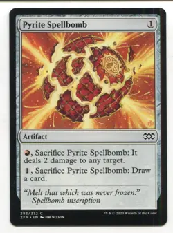 Magic The Gathering MTG Double Masters Card #283 Pyrite Spellbomb - Image 1