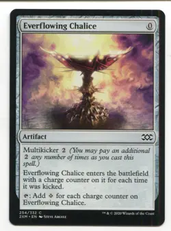 Magic The Gathering MTG Double Masters Card #254 Everflowing Chalice - Image 1