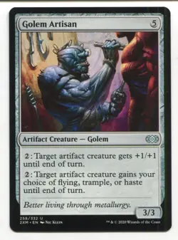 Magic The Gathering MTG Double Masters Card #258 Golem Artisan - Image 1