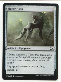 Magic The Gathering MTG Double Masters Card #256 Flayer Husk - Image 1