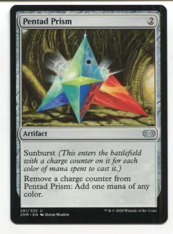 Magic The Gathering MTG Double Masters Card #281 Pentad Prism - Image 1