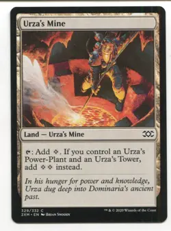 Magic The Gathering MTG Double Masters Card #329 Urza's Mine - Image 1