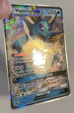 Pokemon Vaporeon GX SM172 Black Star Promo VLP - Image 2