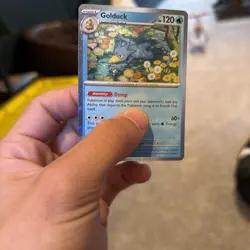 SWIRL Pokemon Golduck 008 Mega Evolution Promo - Image 1