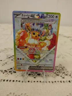 Pokemon TCG Scarlet & Violet Eevee ex 174 Prismatic Evolutions SPC Promo - Image 1