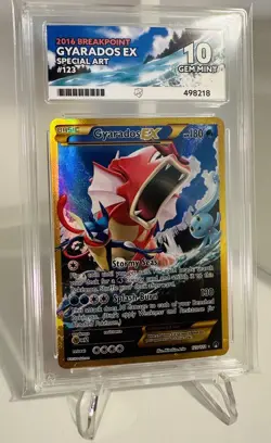 Gyarados EX 123/122 Ace 10 - Perfect Subgrades - Pokemon XY Breakpoint - Image 1