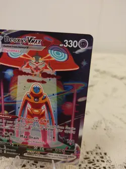Pokemon Deoxys VMAX GG45/GG70 Alternative Art Crown Zenith Galarian - Image 3