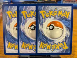Pokemon TCG Paldea Evolved Croagunk Reverse Holo 114/193 x3 - Image 2