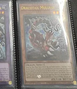 Dracotail Mululu JUSH-EN005 Justice Hunters 1st Edition Ultra Rare UR NM Yugioh - Image 1
