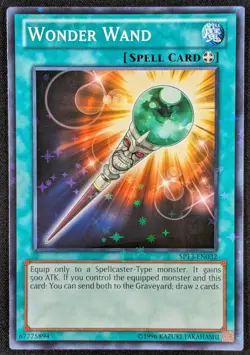 Wonder Wand 1996 Starfoil Rare Holo Yugioh SP13-EN032 (NM) - Image 1