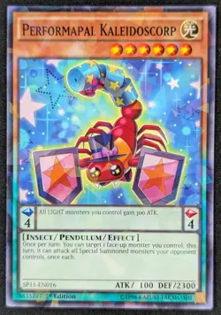 Performapal Kaleidoscorp 1996 1st Edition Shatterfoil Rare Yugioh SP15-EN016 NM - Image 1