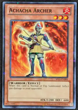 Achacha Archer 1996 Starfoil Rare Yugioh Card SP13-EN004 (NM) - Image 1