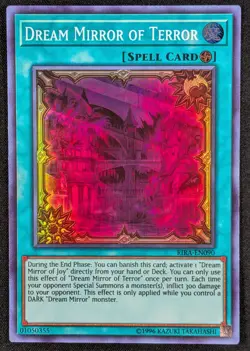 Dream Mirror of Terror 1996 Super Rare Holo Yugioh RIRA-EN090 (NM) - Image 1