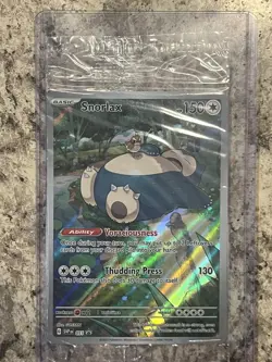 Snorlax SVP EN 051 Black Star Promo Scarlet & Violet Pokemon 151 Card - SEALED - Image 1