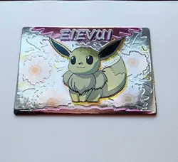 Pokemon Japanese Meiji Eevee Embossed Promo Foil Get Card 1999 Eievui - Image 1