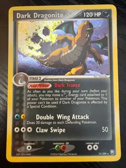 Pokemon TCG Dark Dragonite Holo Rare Card 15/109 Team Rocket Returns - Image 1