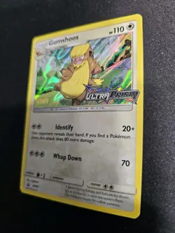 Gumshoos STAFF Prerelease Black Star Promo Holo SM97 Sun & Moon Pokemon Card LP - Image 4