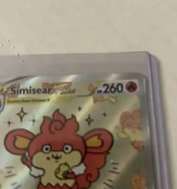 Pokemon Simisear VStar GG37 Crown Zenith Galarian Gallery Full Art Card NM/Mint - Image 4