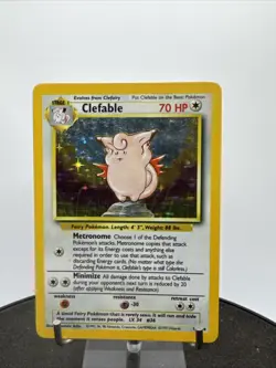 Clefable 1/64 - Jungle - No Symbol - Holo - Vintage - Pokemon Card - Image 1