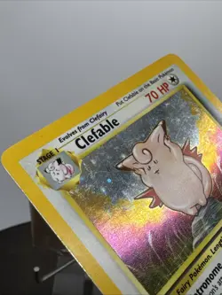 Clefable 1/64 - Jungle - No Symbol - Holo - Vintage - Pokemon Card - Image 5