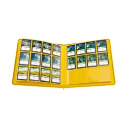 GameGenic Card Storage Zip-Up 24 Pocket - Yellow New - Image 2