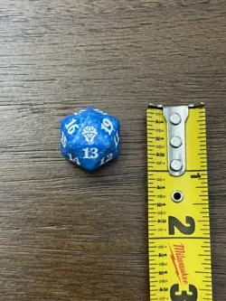 Magic Gathering Dominaria United BLUE Spindown D20 Life Counter Die Dice Mtg - Image 1