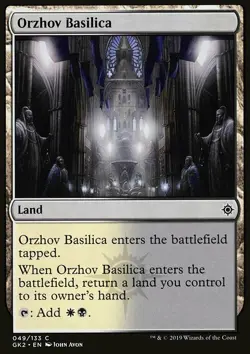 Magic the Gathering MTG Orzhov Basilica (49) Guild Kit RNA NM - Image 1