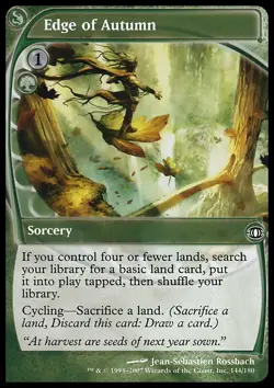 Magic the Gathering MTG Edge of Autumn (144) Future Sight LP - Image 1