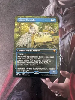 MtG Ledger Shredder - NM Borderless - Bloomburrow Special Guest - Image 1