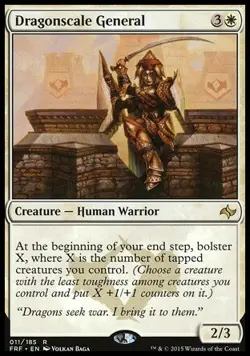 Magic the Gathering MTG Dragonscale General (11) Fate Reforged NM - Image 1