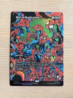 Rite Of Replication - 14 - MTG: Marvel’s Spider-Man: Eternal - Borderless - FOIL - Image 1