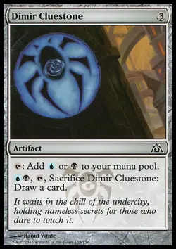 Magic the Gathering MTG Dimir Cluestone (138) Dragon's Maze NM - Image 1
