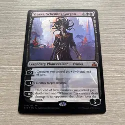 Vraska, Scheming Gorgon FOIL - Rivals of Ixalan - Lightly Played (LP) - MTG - Image 2