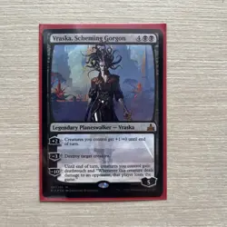 Vraska, Scheming Gorgon FOIL - Rivals of Ixalan - Lightly Played (LP) - MTG - Image 4