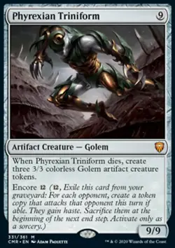 Magic the Gathering MTG Phyrexian Triniform (331) Commander Legends NM - Image 1