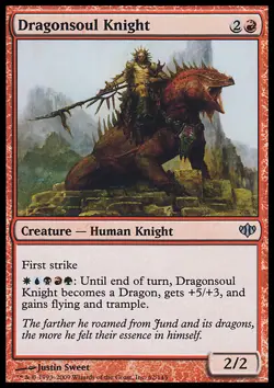 Magic the Gathering MTG Dragonsoul Knight (62) Conflux LP - Image 1